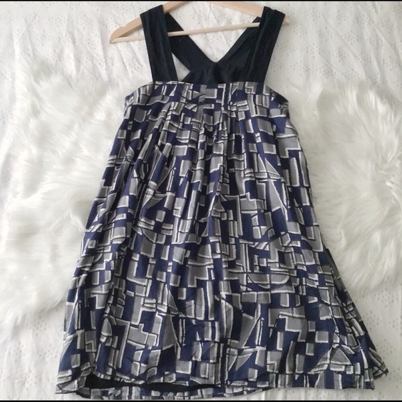 Abstract Print Dress - Picture 2 of 6